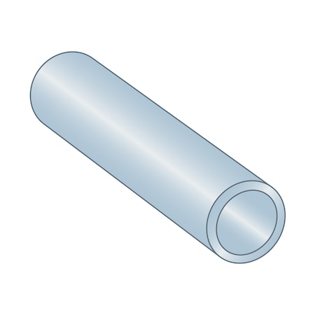 Huyett Round Spacer, Zinc Clear Trivalent Carbon Steel, 5/8 in Overall Lg, 7/16 in Inside Dia SP100-437-0625Z